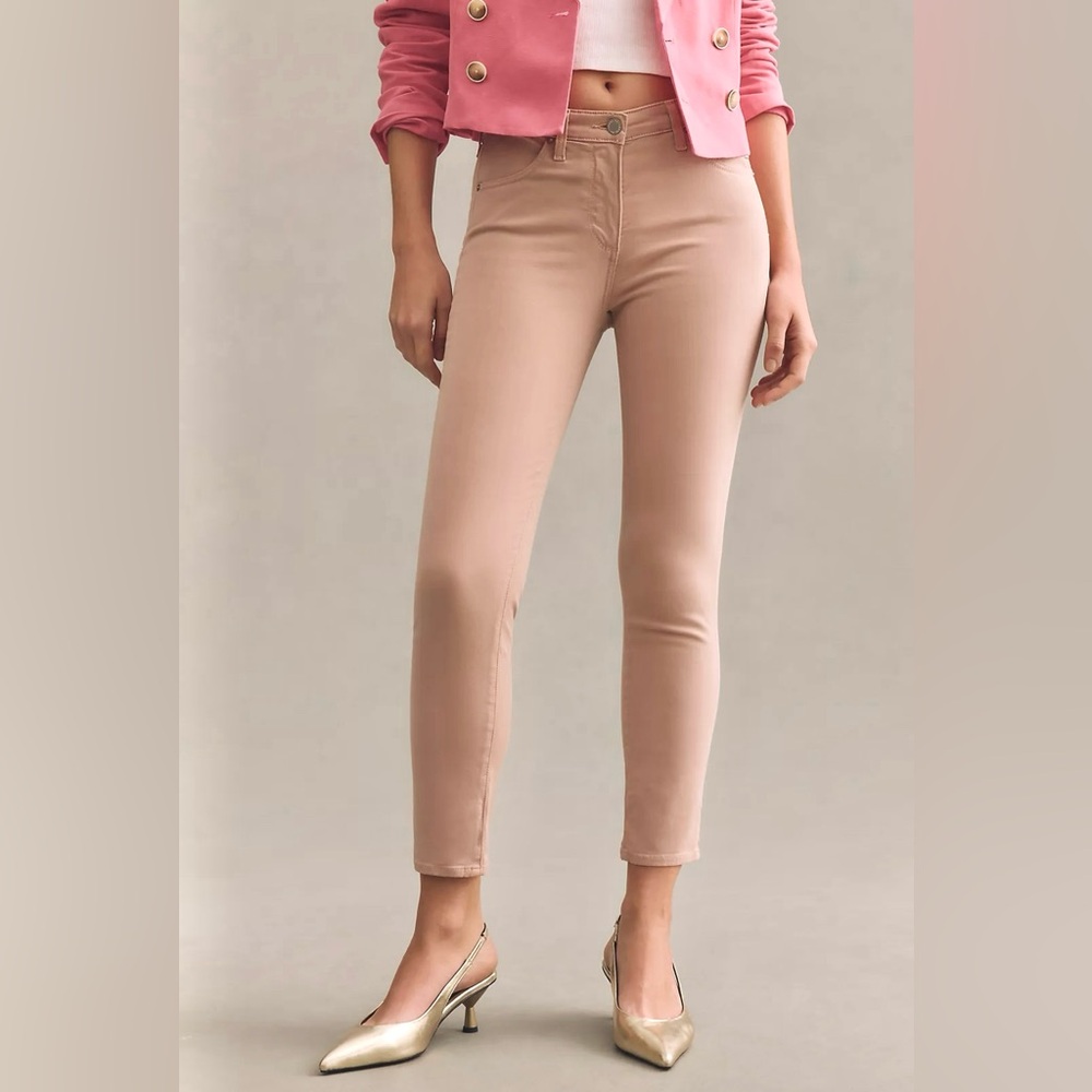 AG Adriano Goldschmied Tan Skinny Pants